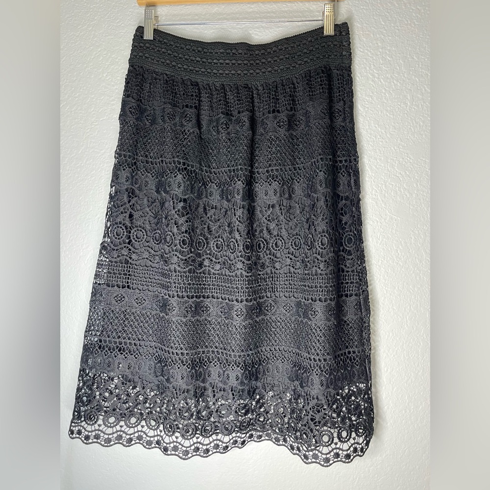 Black Lace Skirt